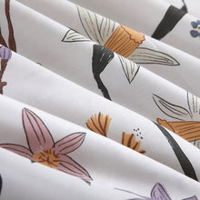 画像をギャラリービューアに読み込む, お洒落な花柄高級布団カバー3点セット(シングル) Bella40 (寝具/寝具カバー/ベッドリネン/ベッドカバー/シーツ/掛け布団カバー/布団カバー/ボックスシーツ/ピロケース/枕カバー)