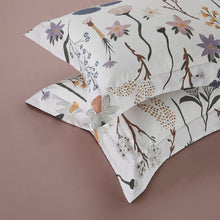 画像をギャラリービューアに読み込む, お洒落な花柄高級布団カバー4点セット(ダブル) Bella40W (寝具/寝具カバー/ベッドリネン/ベッドカバー/シーツ/掛け布団カバー/布団カバー/ボックスシーツ/ピロケース/枕カバー)のコピー