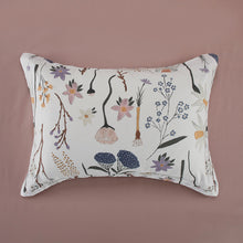 画像をギャラリービューアに読み込む, お洒落な花柄高級布団カバー3点セット(シングル) Bella40 (寝具/寝具カバー/ベッドリネン/ベッドカバー/シーツ/掛け布団カバー/布団カバー/ボックスシーツ/ピロケース/枕カバー)