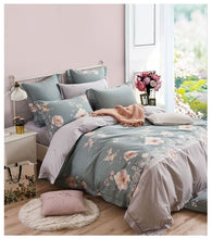 画像をギャラリービューアに読み込む, お洒落な布団カバー3点セット(シングル) BLN003 (寝具/寝具カバー/ベッドリネン/ベッドカバー/シーツ/掛け布団カバー/布団カバー/ボックスシーツ/ピロケース/枕カバー)