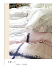 画像をギャラリービューアに読み込む, 北欧スタイル布団カバー3点セット(シングル) SDBN5 (寝具/寝具カバー/ベッドリネン/ベッドカバー/シーツ/掛け布団カバー/布団カバー/ボックスシーツ/ピロケース/枕カバー)