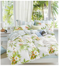 画像をギャラリービューアに読み込む, お洒落な布団カバー3点セット(シングル) SWEN6 (寝具/寝具カバー/ベッドリネン/ベッドカバー/シーツ/掛け布団カバー/布団カバー/ボックスシーツ/ピロケース/枕カバー)