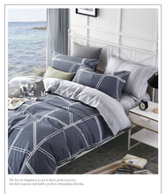 画像をギャラリービューアに読み込む, 北欧スタイル布団カバー3点セット(シングル) SWEN2 (寝具/寝具カバー/ベッドリネン/ベッドカバー/シーツ/掛け布団カバー/布団カバー/ボックスシーツ/ピロケース/枕カバー)