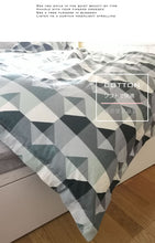 画像をギャラリービューアに読み込む, 北欧スタイル布団カバー3点セット(シングル) XLN5 (寝具/寝具カバー/ベッドリネン/ベッドカバー/シーツ/掛け布団カバー/布団カバー/ボックスシーツ/ピロケース/枕カバー)