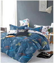 画像をギャラリービューアに読み込む, 美しい布団カバー4点セット(ダブル) YYN001W (寝具/寝具カバー/ベッドリネン/ベッドカバー/シーツ/掛け布団カバー/布団カバー/ボックスシーツ/ピロケース/枕カバー)