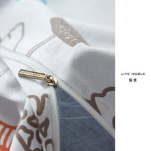 画像をギャラリービューアに読み込む, 美しい布団カバー4点セット(ダブル) YYN001W (寝具/寝具カバー/ベッドリネン/ベッドカバー/シーツ/掛け布団カバー/布団カバー/ボックスシーツ/ピロケース/枕カバー)