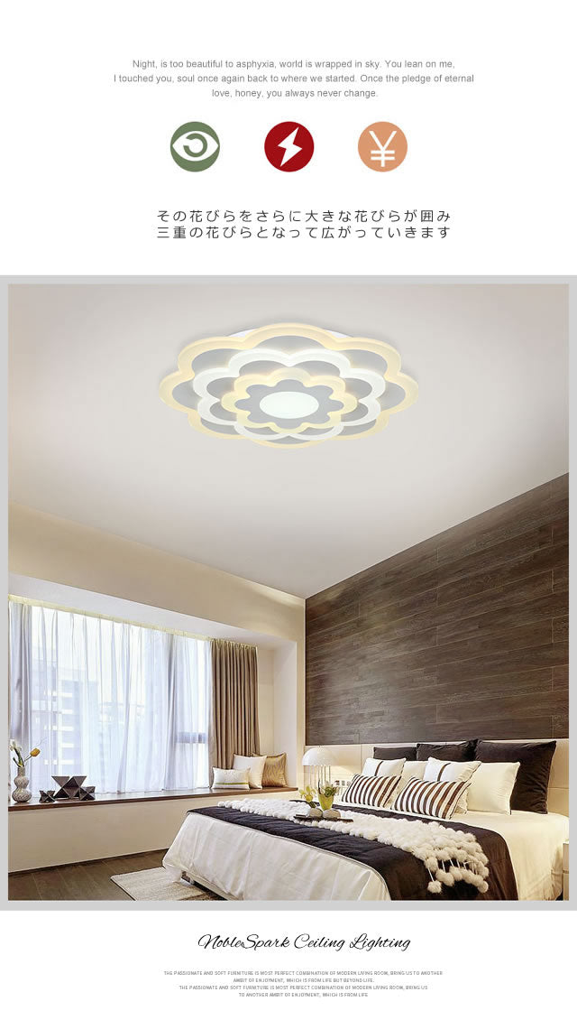 超薄型シーリングライト JKC195 LED （天井照明 インテリア照明 間接
